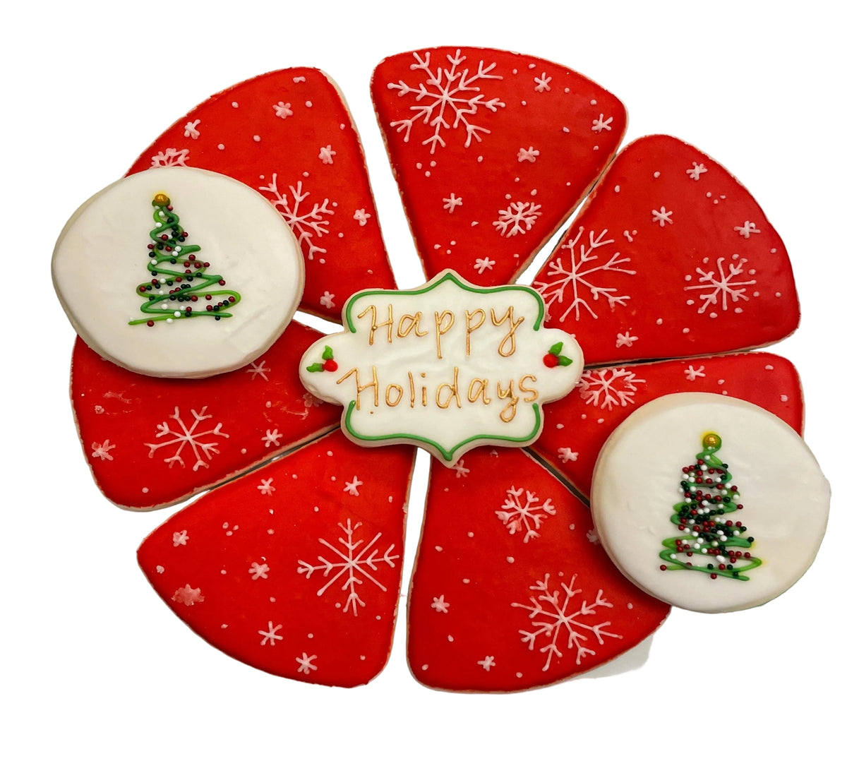 Christmas Cookie Platter "Red"